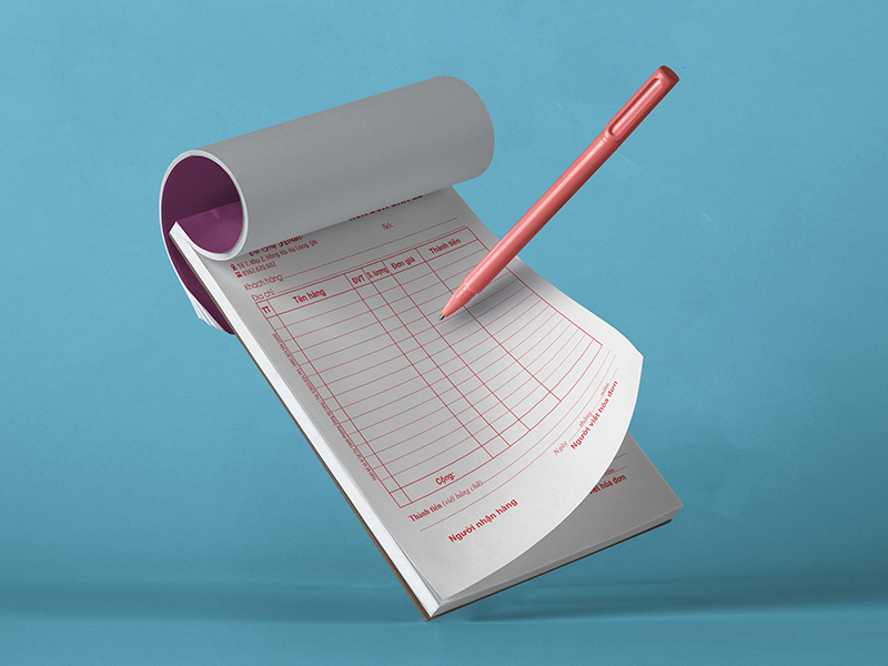 In ấn hóa đơn, vé xe